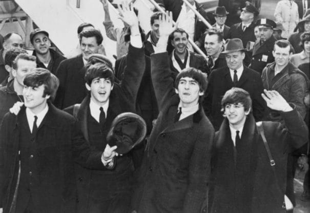 Richard Avedon: John Lennon, Paul McCartney, George Harrison, Ringo Starr in 1964, during their firs