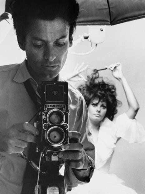 Richard Avedon fényépezi Sophia Lorent