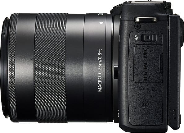 Canon EOS M3 érzékenysége ISO 100 - 12800.
