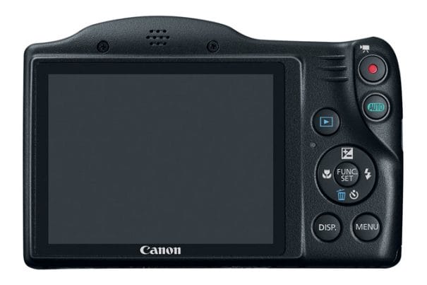 Canon PowerShot SX410 IS kijelzője 7,5 cm-es (3 colos) LCD.