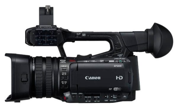 A Canon XF205 és XF200 is 20x-os optikai zoommal rendelkezik.