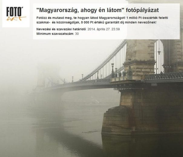Magyarország ahogy én látom - fotópályázat