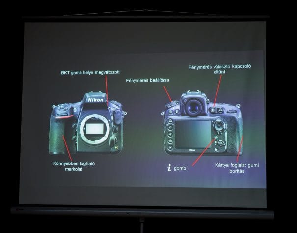 Nikon D810 specifikáció