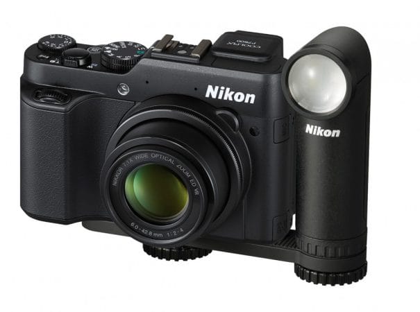 Nikon LD-1000 fekete színben Nikon 7800-as fényképezőgéppel
