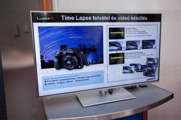Egy G LUMIX beépített time-lapse funkcióval is fel van vértezve