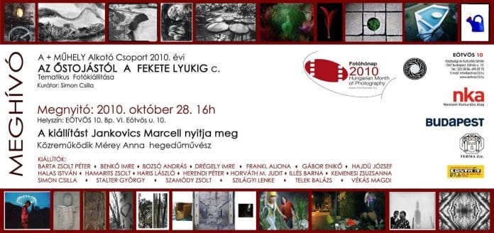 Az Őstojástól a Fekete Lyukig – a  + műhely Alkotó Csoport kiállítása az Eötvös 10-ben