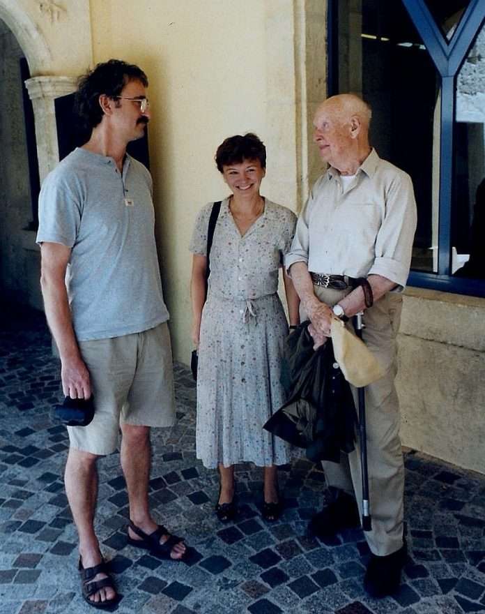 Kincses Károly, Kolta Magdolna és Henri Cartier-Bresson 1998.