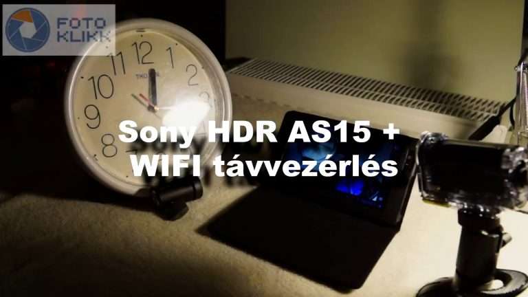 Sony HDR AS15 – WIFI távvezérlés – 2013.01.01