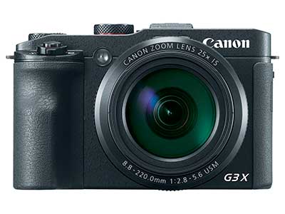 Canon G3 X prémium kompakt digitális fényképezőgép szemből