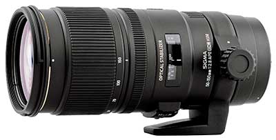 Fényképezőgép objektív választás, a Sigma 50-150 mm F:2,8