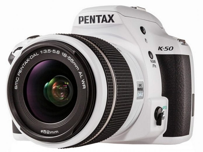 Pentax K50 White Fototvhu