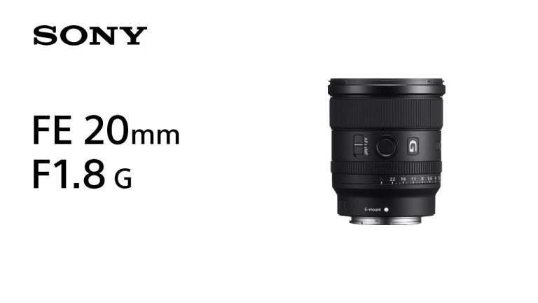 Itt a Sony az új FE 20mm F1.8 G objektíve