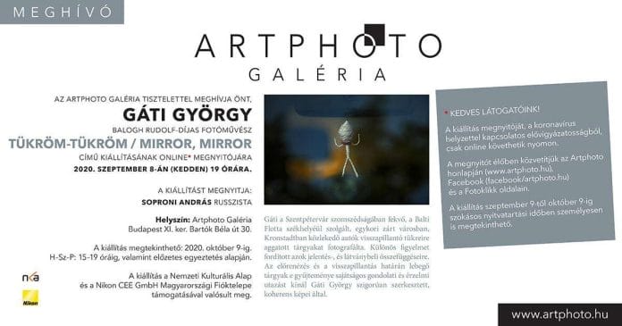 Gáti György: Tükröm-tükröm / Mirror, Mirror (Kronstadt) – fotókiállítás az Artphoto Galériában