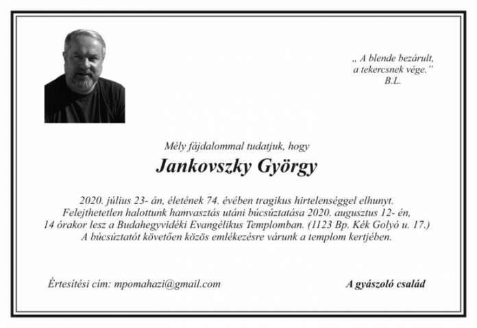 Jankovszky György