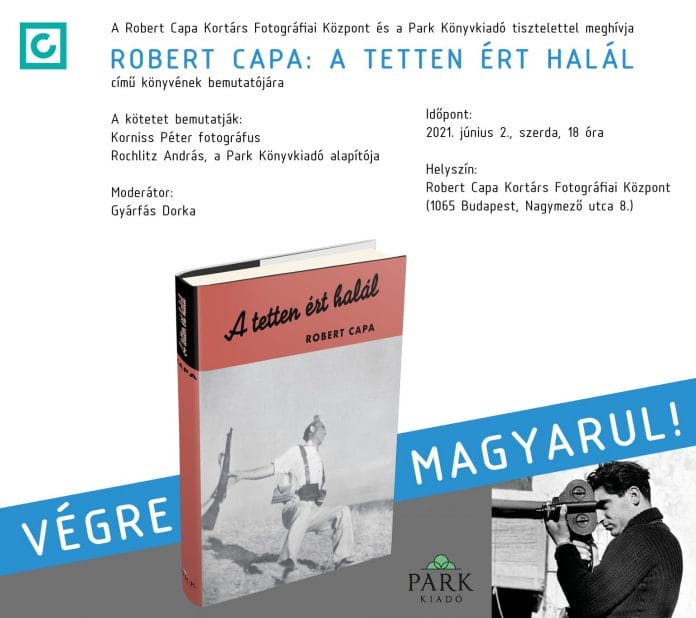 Robert Capa: A tetten ért halál – könyvbemutató