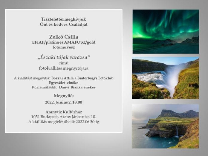 Zelkó Csilla: Északi tájak varázsa / fotókiállítás