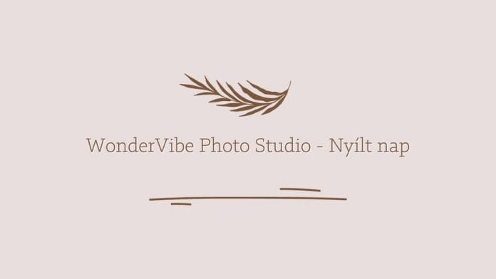 Nyílt nap és fotózás a WonderVibe Studioban