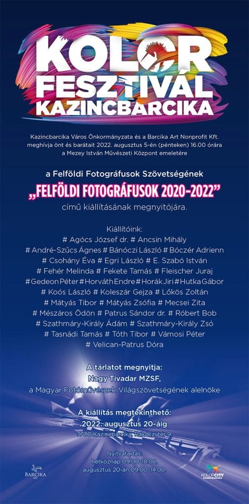 FELFÖLDI FOTOGRÁFUSOK 2020-2022 / fotókiállítás