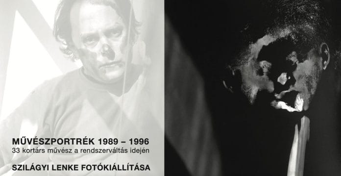 MŰVÉSZPORTRÉK 1989 – 1996  ///  33 kortárs művész  ///  SZILÁGYI LENKE FOTÓKIÁLLÍTÁSÁNAK MEGNYITÓJA