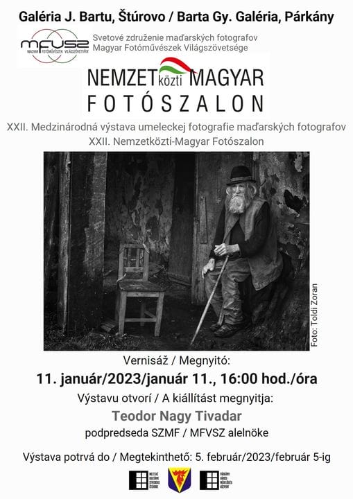 XXII. JUBILEUMI Nemzetközti-Magyar Fotószalon Felvidéki régió kiállítás