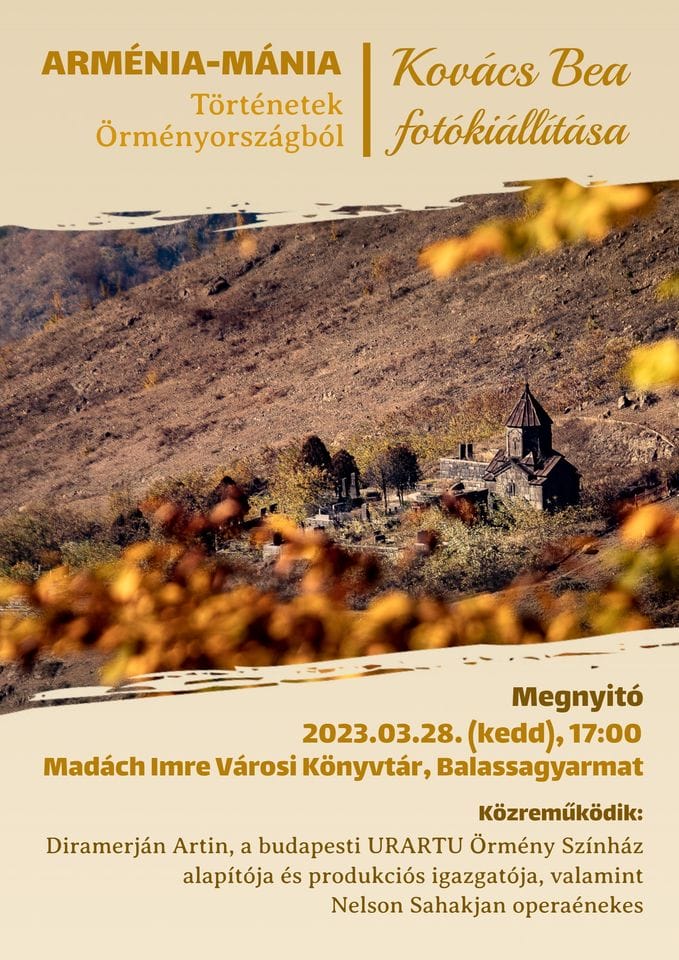 Kovács Bea fotókiállításának megnyitója * Arménia-mánia/Történetek Örményországból