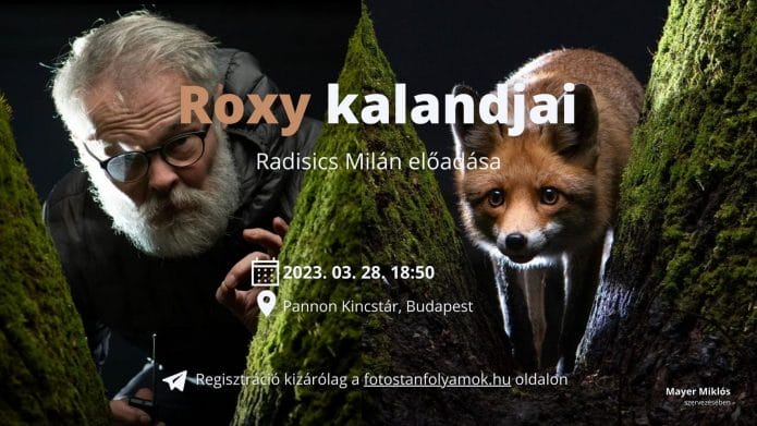 Radisics Milán fotós előadása: Roxy kalandjai