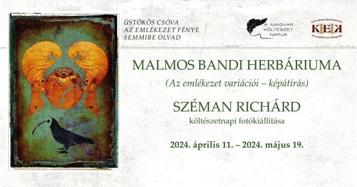 Malmos Bandi herbáriuma – Széman Richárd költészetnapi kiállításmegnyitója