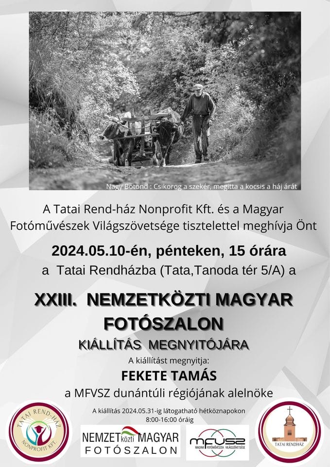 XXIII. Nemzetközti Magyar Fotószalon kiállítás megnyitó