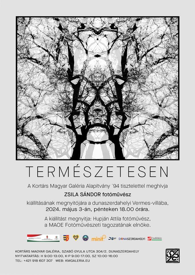 TERMÉSZETESEN – Zsila Sándor kiállításának záróeseménye: FINISSZÁZS. Dunaszerdahely – Vermes Villa.